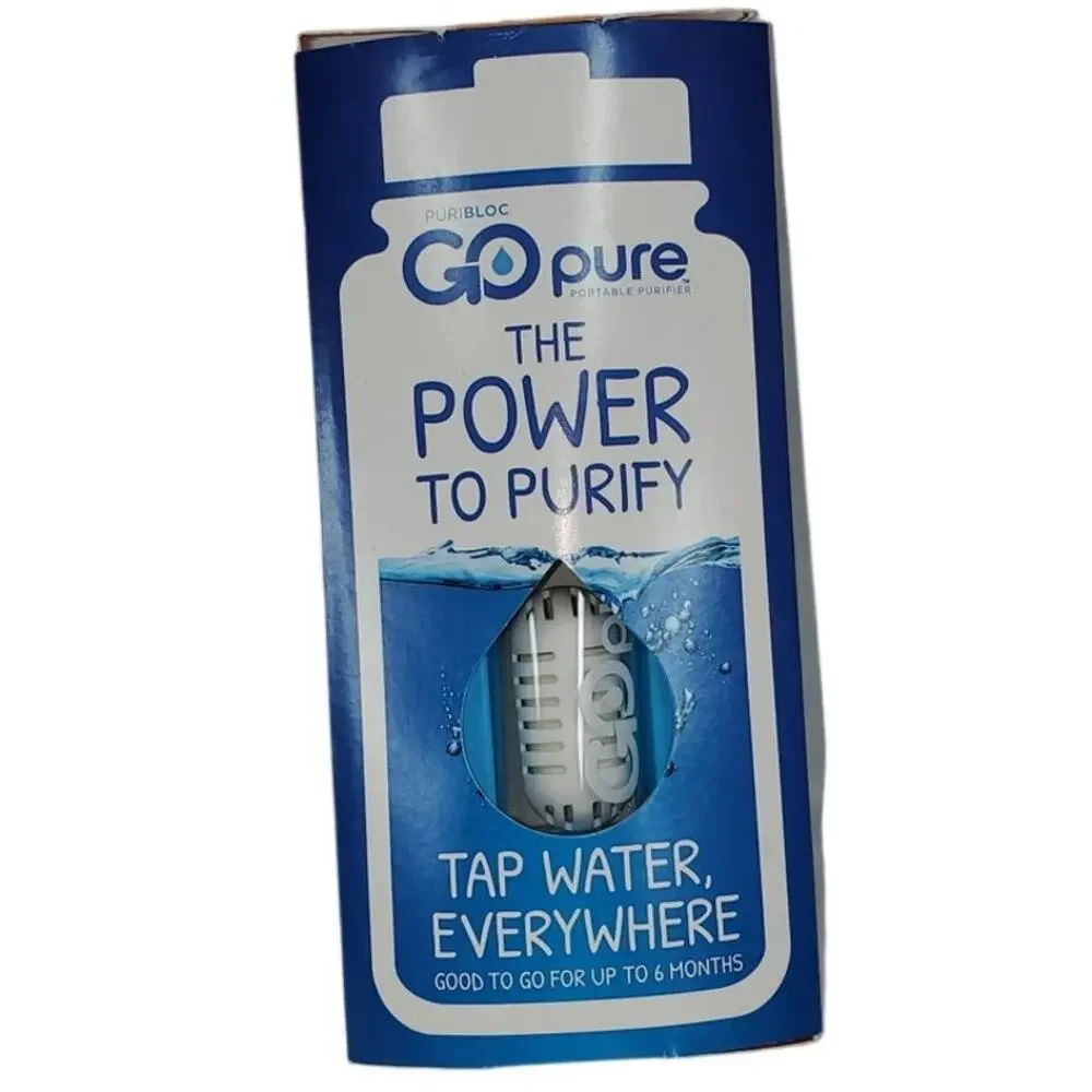 GoPure Power to Purify Water Filter Tablet Portable Purifier 1 Pod New - Picture 1 of 4